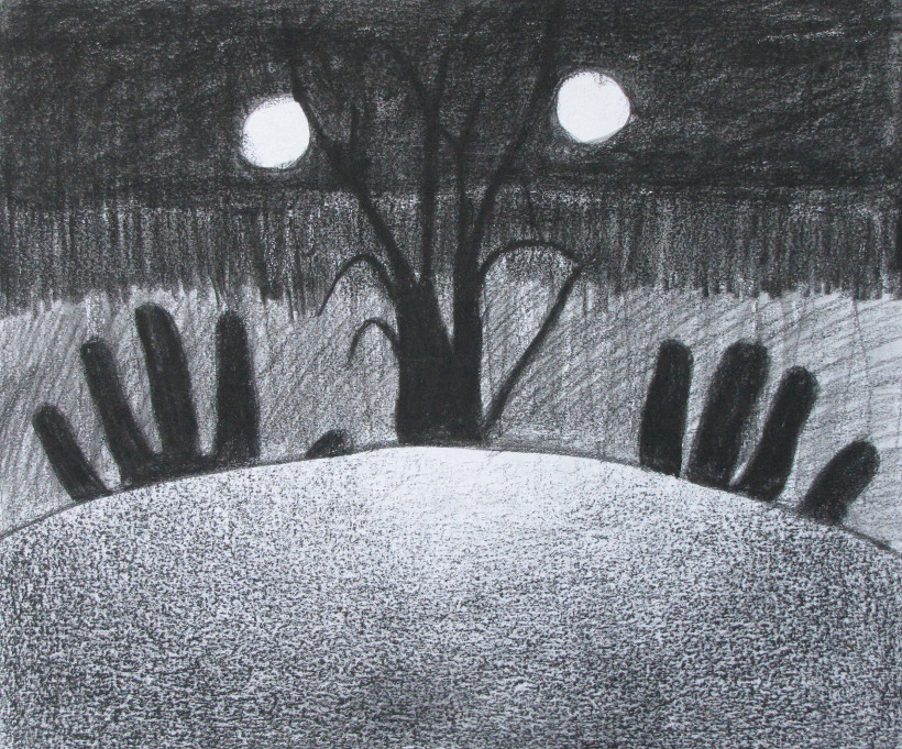 masque aux yeux de lunes, Alain Ponon